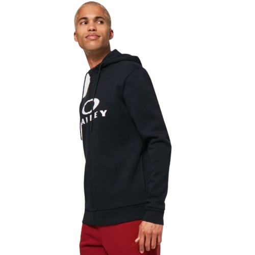 Bluza Oakley Bark FZ Hoodie 2.0 Black/White