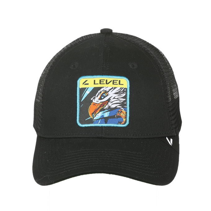 Czapka z daszkiem Level Cap Mesh Eagle Black - 2025/26