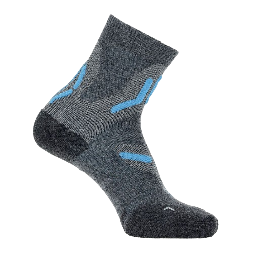 Outdoor Socken UYN Lady Trekking 2in Merino Socks Mid Grey/Turquise