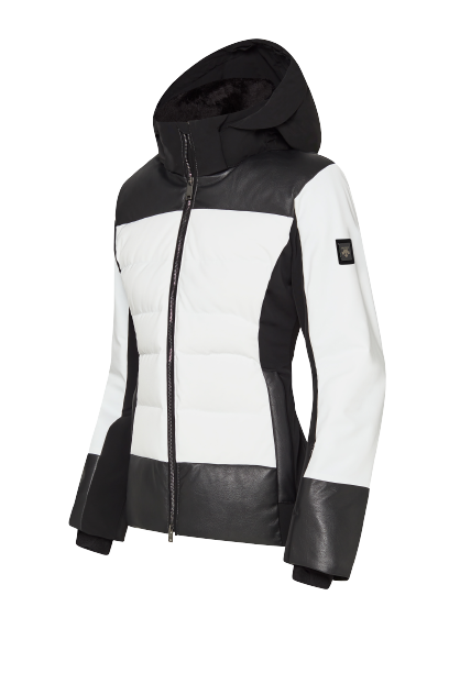 Skijacke Descente Sharon White/Black - 2023/24
