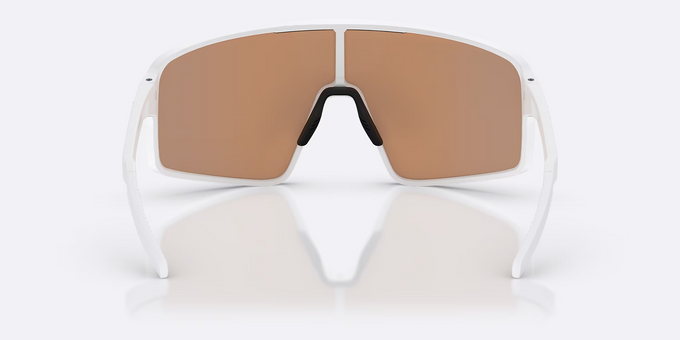Okulary BLIZ P001 Frame Matte White with N_O_N Coral/Orange Mirror Blue Lenses