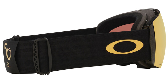 Gogle Oakley Flight Deck Pro M Mettalic Black Gold/Prizm 24K + Dodatkowa Szyba Prizm Snow Iced Iridium - 2025/26