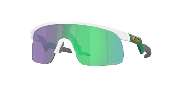 Sonnenbrille Oakley Resistor Matte White Frame/Prizm Jade Lenses