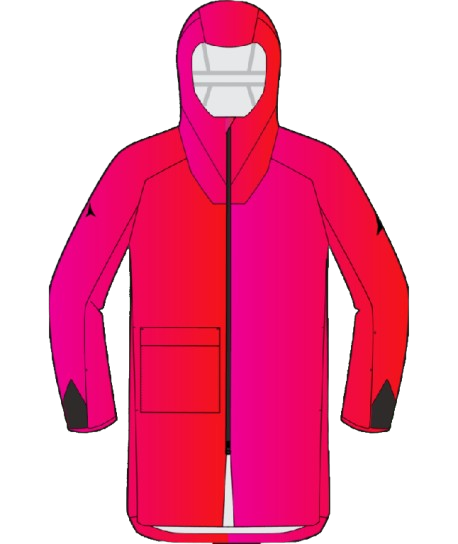 Płaszcz trenerski Atomic Redster Rain Coat Red Tension - 2025/26