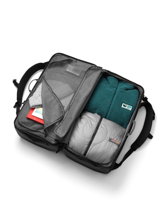 Beutel DB Roamer Pro Split Duffel 70L Black Out - 2025/26