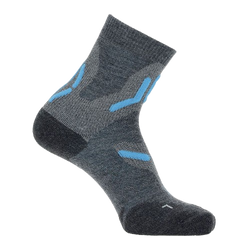 Outdoor Socken UYN Lady Trekking 2in Merino Socks Mid Grey/Turquise