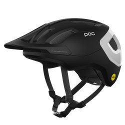 Fahrradhelm POC Axion Race MIPS Uranium Black Matt/Hydrogen White