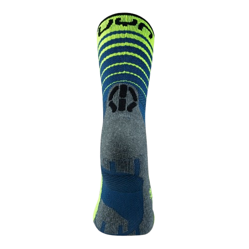 Skarpety trekkingowe UYN Man Runner's Five Socks Blue/Yellow Fluo