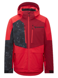 Kurtka narciarska Ziener Trivor Man Padded Red Black Foggy Print - 2024/25