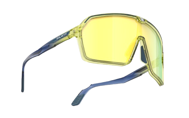 Okulary Rudy Project SPINSHIELD Crystal Blue Avio/Apple Green Fade Gloss/Multilaser Yellow