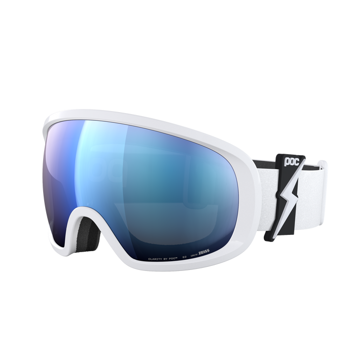 Gogle POC Fovea Blixten White/Partly Sunny Blue - 2025/26