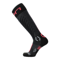 Skarpety narciarskie UYN Woman Ski One Merino Anthracite/Pink - 2025/26