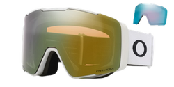 Goggles Oakley Line Miner Pro L Matte White Prizm Sage Gold + spare lenses Prizm Sapphi - 2024/25