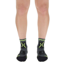 Skarpety rowerowe UYN Man Cycling MTB Anthracite/Yellow Fluo