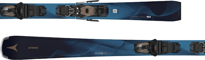 Narty Atomic Cloud Q9 + M 10 GW Black/Sand - 2025/26