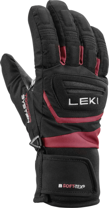 Rękawice LEKI Griffin 3D Junior Black/Rose - 2025/26