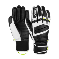 Rękawice Reusch Master Pro Black/White/Safety Yellow - 2025/26