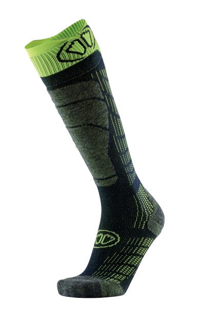 Skisocken Sidas Ski Comfort Black/Yellow - 2025/26