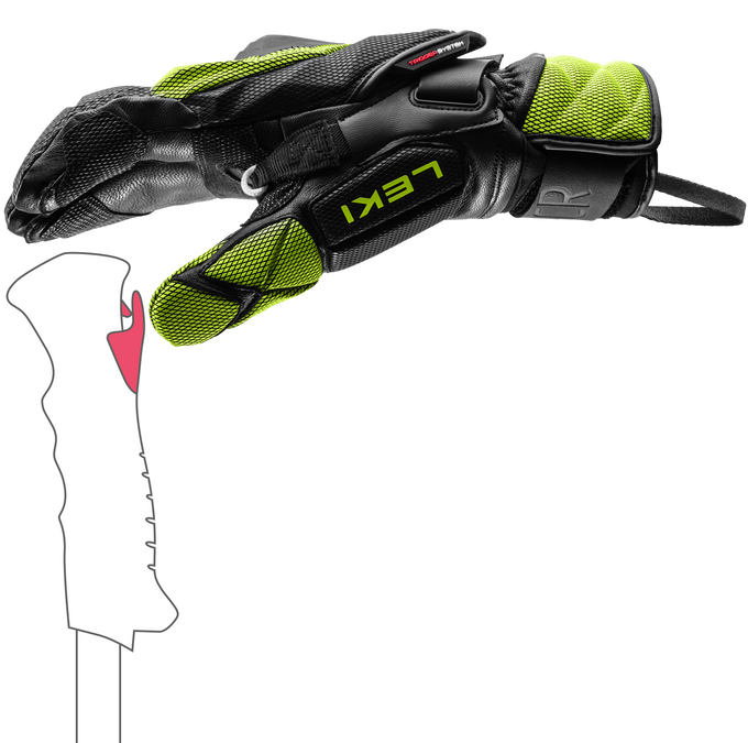 Handschuhe LEKI WCR Venom GS 3D Lobster- 2025/26