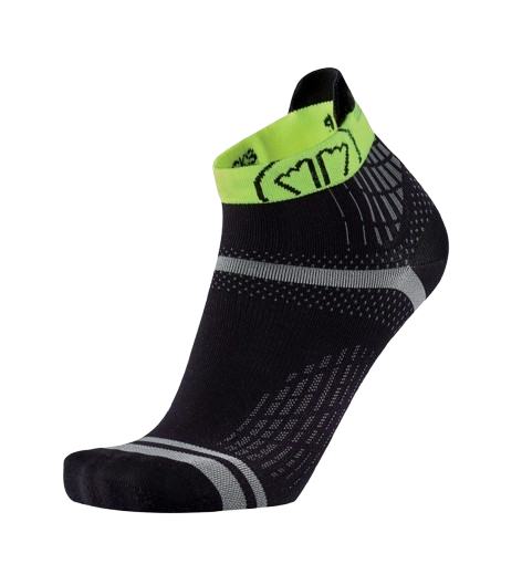 Socks Sidas Run Feel Black/Yellow