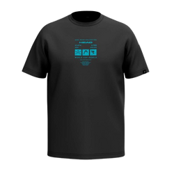 Koszulka HEAD WCR T-Shirt Junior Black - 2025/26