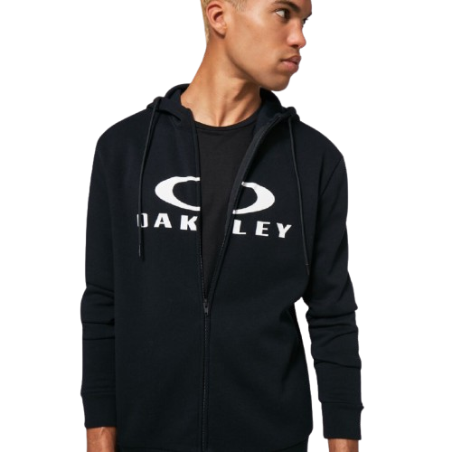 Bluza Oakley Bark FZ Hoodie 2.0 Black/White