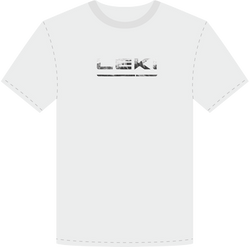 Koszulka LEKI Logo T-Shirt White/Black - 2022