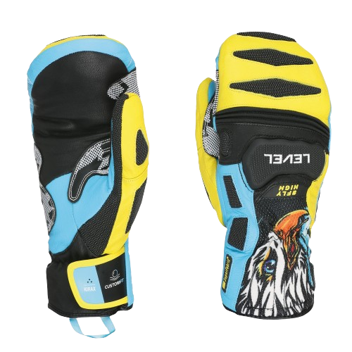 Handschuhe Level SQ CF Mitt Yellow/Blue - 2025/26