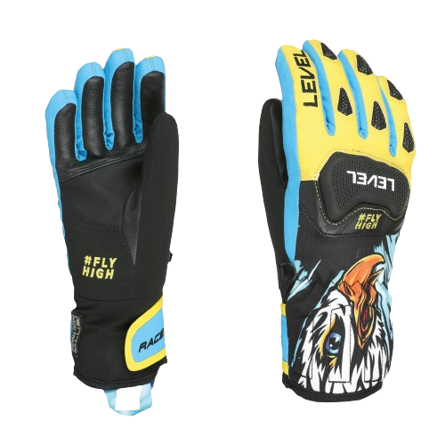 Handschuhe Level Race JR Yellow-Blue - 2025/26