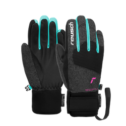 Rękawice Reusch Simon R-TEX XT Junior Black Melange/Bachelor Button/Knockout Pink - 2024/25
