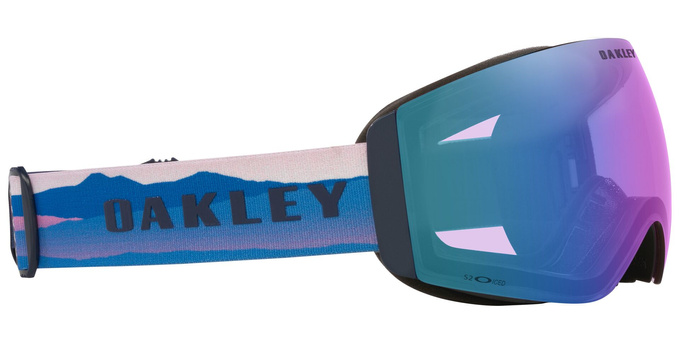 Gogle Oakley Flight Deck Pro M Mikaela Shiffrin Sig/Prizm Snow Iced Iridium + Dodatkowa Szyba Prizm Snow Sapphire Iridium - 2025/26