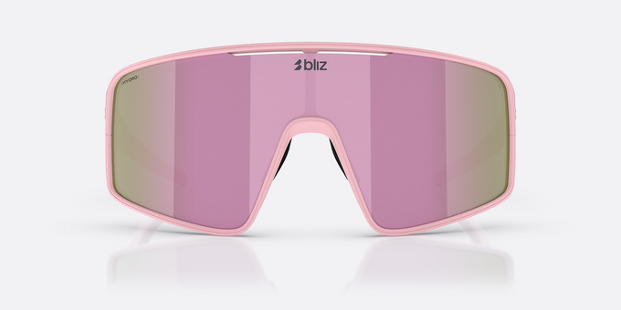 Okulary BLIZ P001 Frame Matte Powder Pink with Brown W Rose Multi Lenses