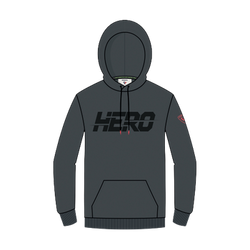 Bluza Rossignol Hero Hoodie Onyx Grey - 2023/24