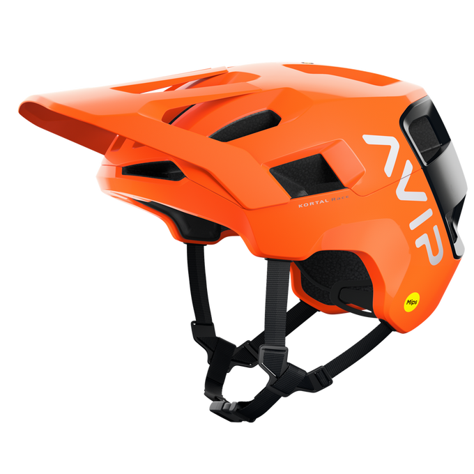 Kask Rowerowy POC Kortal Race MIPS Fluorescent Orange AVIP/Uranium Black Matt - 2024