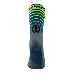 Skarpety trekkingowe UYN Man Runner's Five Socks Blue/Yellow Fluo