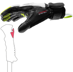 Rękawice LEKI Griffin Prime 3D White/Neon - 2025/26
