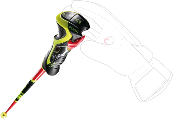 Poles LEKI WCR SL 3D Red - 2025/26