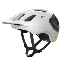 Bicycle helmet POC Axion Race MIPS Hydrogen White/Uranium Black Matt
