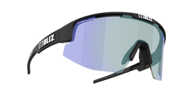 Sonnenbrille BLIZ Matrix Nano Photochromic Matt Black/Brown Blue