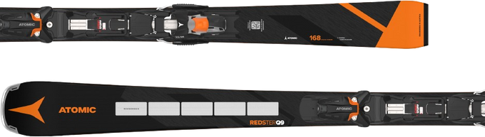 Skis Atomic Redster Q9 Revoshock S + X 12 GW Black/Orange - 2024/25
