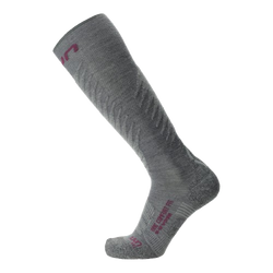 Skisocken UYN Woman Ski One Comfort Fit Grey/Purple - 2025/26