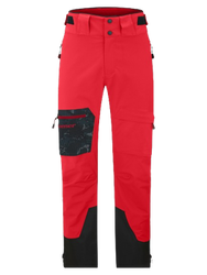 Spodnie narciarskie Ziener Tewes Full-Zip Junior Teamwear Red Black Foggy - 2024/25