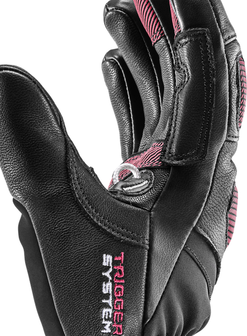 Rękawice LEKI Griffin Pro 3D Woman Black/Rose- 2024/25