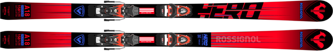 Narty Rossignol Hero Athlete GS Pro + Spx 10 GW B73 Hot Red - 2023/24