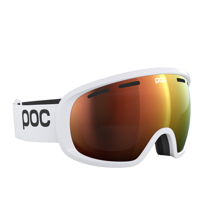 Gogle POC Fovea Hydrogen White/Partly Sunny Orange - 2025/26