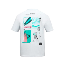 T-Shirt Kastle Logo-T 100 Man White - 2024/25