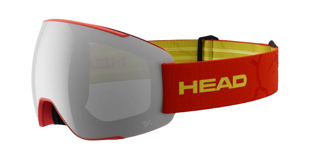 Gogle HEAD Magnify 5K Chrome/Red - 2025/26