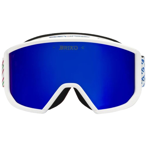 Gogle Briko Vulcano Mask Italia White/Science Blue - 2025/26