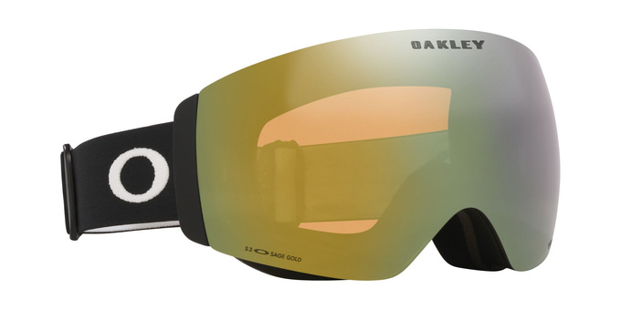 Gogle Oakley Flight Deck Pro M Matte Black/Prizm Sage Gold Iridium + Dodatkowa Szyba Prizm Snow Iced Iridium - 2025/26