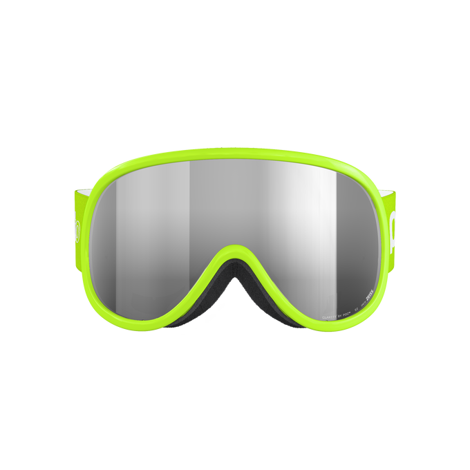 Gogle POC Pocito Retina Fluorescent Yellow/Green/Partly Sunny Silver - 2025/26